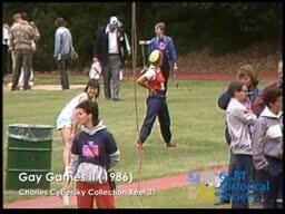 Gay Games II 1986 track and field (Thurs) #2