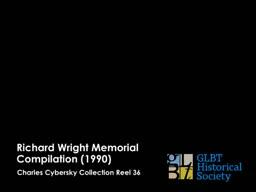 Richard Wright memorial compilation