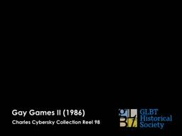 Gay Games II 1986 men's diving (edited master, unnumbered)