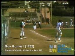 Gay Games I 1982 interviews/women's softball/men's tennis/men's volleyball