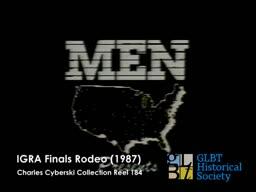 International Gay Rodeo Association Finals Rodeo 1987 edited master
