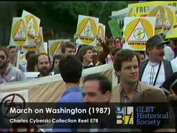 March on Washington 1987 tripod #4