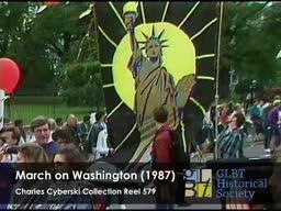 March on Washington 1987 tripod #5