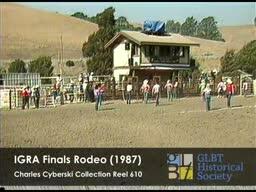International Gay Rodeo Association Finals Rodeo 1987 Sunday tape #4