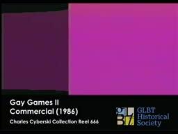 Gay Games II commercial