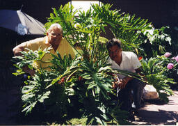 Bill Beardemphl and Johnny DeLeon with plants