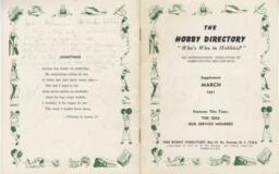 Hobby Directory, March 1951