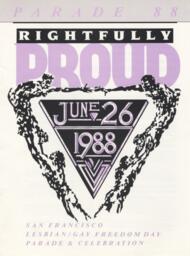 1988 Lesbian/Gay Freedom Day poster