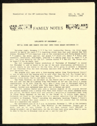 Family Notes, 10/1984