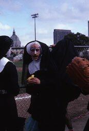 Reverend Mother the Abbess Softball Game nov 1981-1-J-B-CARHAIX