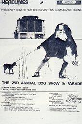 1-AFFICHETTE PUB DOG SHOW juin 1982-J-B-CARHAIX