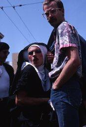 Sister Dominique Nique Nique & friend mai 1982-J-B-CARHAIX