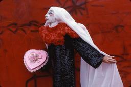 Reverend Mother Againts the Red Wall 1984. JBCarhaix