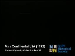 Miss Continental 1992 tape #1