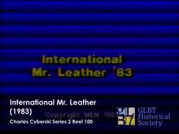 1983 International Mr. Leather