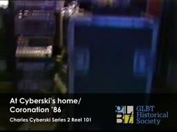 At Cyberski's home/Coronation '86