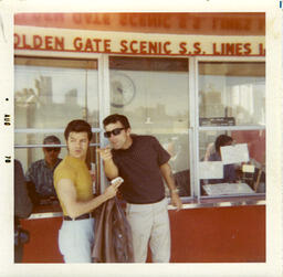 Photograph of Bill Beardemphl and his lifelong partner Johnny DeLeon.