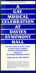 A Gay Musical Celebration at Davies Symphony Hall