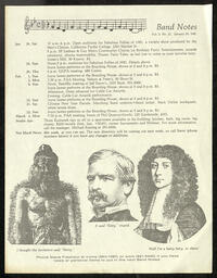The San Francisco Gay Freedom Day Marching Band and Twirling Corps distributed the newsletter, Band Notes as a way to keep members informed of the band's up coming rehearsals and performances, list personal ads, and share other kinds of informal communication. This newsletter is dated 01/20/1981.