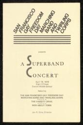 A Superband Concert program