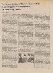 Article announcing the formation of NCBLG Bay Area