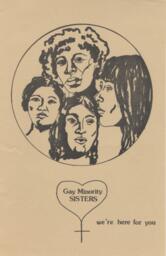 Gay Minority Sisters pamphlet